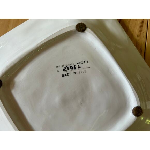 Secla Cabbage Yellow Salt & Pepper Shaker SET, Meiselman Imports Plate Vintage - Picture 5 of 10